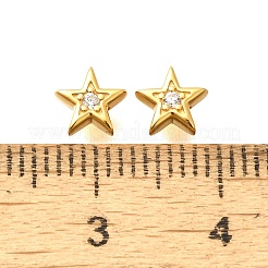 925 бусина из чистого серебра с микропаве и прозрачным фианитом STER-B006-12G