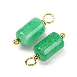 Natürliche grüne Jade-Säulenanhänger&nbsp;STAS-H221-04G-04
