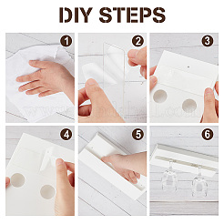 2 шт. под шкафом акриловый держатель органайзера для бокалов ODIS-WH0030-19