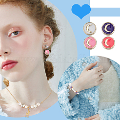 Латунь эмаль бисера KK-PH0009-05