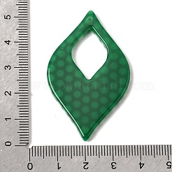 Colgantes de resina con estampado de lunares opacos&nbsp;FIND-H021-01A
