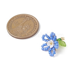 5 шт. подвески-цветы из стеклянных бусин&nbsp;PALLOY-MZ01139