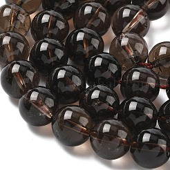 Природный дымчатый кварц нитей бисера&nbsp;G-C265-A01-10mm-01