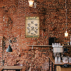 Старинный металлический оловянный знак AJEW-WH0189-216