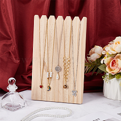 Деревянные ожерелья подставки для ожерелий NDIS-WH0001-18