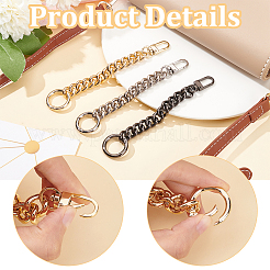 3 шт. 3-цветные алюминиевые удлинители для ремней-цепочек FIND-WR0008-93