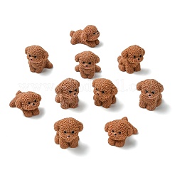 20 шт. 4 стиля мини-украшения для собак из смолы&nbsp;RESI-CJ0004-84