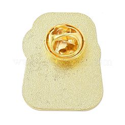 Legierung Emaille-Brosche&nbsp;JEWB-K005-15