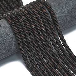 Нити бусин из натурального матового граната G-K389-C18-01