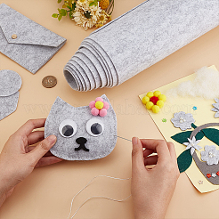 Войлочная ткань из полиэстера&nbsp;DIY-WH0430-456A-02