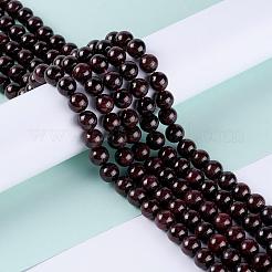 Круглые бусины пряди гранат природный&nbsp;X-G-D751-10mm