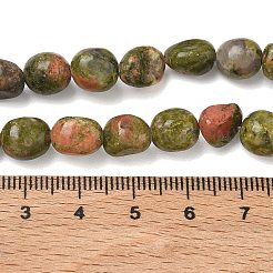 Natur Unakit Perlen Stränge&nbsp;G-C286-A13