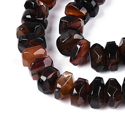 Chapelets de perles d'agate naturelle&nbsp;G-N356-01A-02