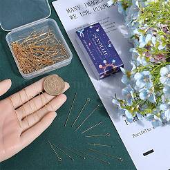 180 шт. 6 шт. латунных штифта с плоской и круглой головкой и штифт с ушком KK-SC0005-24