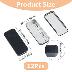 Ящик для хранения слайдов из жести&nbsp;CON-WH0099-24B-02