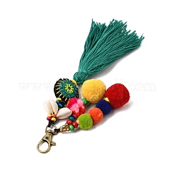 Богемный этнический стиль помпон мяч кисточка кулон украшения FIND-FH0006-63