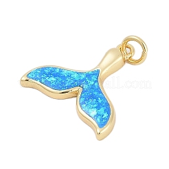 Латунные подвески в виде китового хвоста&nbsp;KK-I723-36G