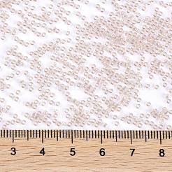 MIYUKIラウンドロカイユビーズ  日本製シードビーズ  15/0  （rr3502)透明タンツヤ  1.5mm  穴：0.7mm  約27777個/50g&nbsp;SEED-X0056-RR3502