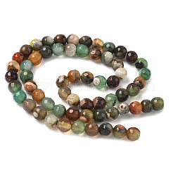 Природный агат бисер нитей&nbsp;G-C082-A01-52