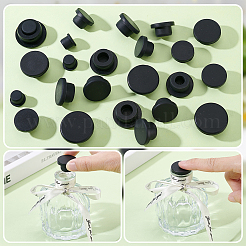 24 шт. 6 стили силиконовых заглушек для отверстий&nbsp;AJEW-NB0007-80