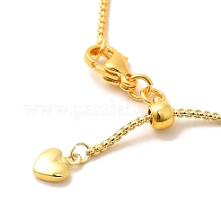 1 мм стойка покрытие латунная цепочка коробка регулируемые слайдер ожерелья для женщин мужчин&nbsp;MAK-L044-08G