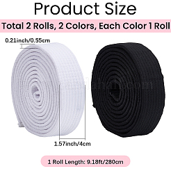 2 ceinture de taekwondo bicolore&nbsp;AJEW-CN0007-61