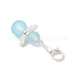 8 шт. стеклянный ангел подвесной декор&nbsp;HJEW-JM03555