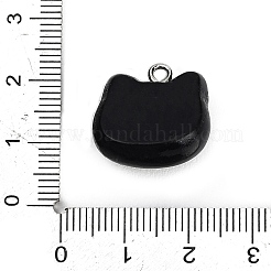 Bedruckte undurchsichtige Harzanhänger&nbsp;LS-RE-CBA08CD-02A