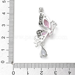 Ottone micro spianare pendenti zirconi&nbsp;KK-A299-22P-02