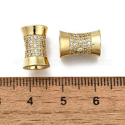 Латунь микропаве прозрачный кубический цирконий европейский бисер&nbsp;LS-ZIRC-I070-048G