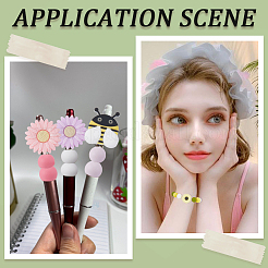 56 шт. 11 стильных экологически чистых силиконовых бусины для пищевых продуктов SIL-SC0001-56