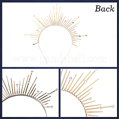 Bandes de cheveux halo en alliage vierge&nbsp;OHAR-WH20011-08G