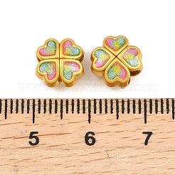 Perline smaltato in lega&nbsp;ENAM-D318-01G-06