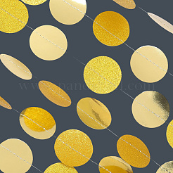 Блестящая бумага круглый подвесной баннер FEPA-WH20816-001