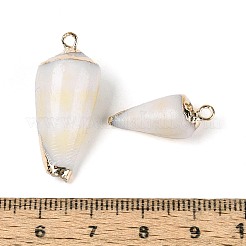 Гальванические подвески из натуральных ракушек&nbsp;SSHEL-N042-10