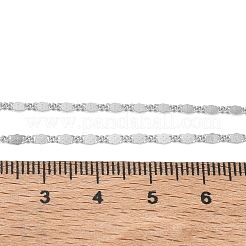 Collares de cadena de eslabones ovalados de acero inoxidable 304 de 2 mm&nbsp;NJEW-D328-02P