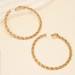 Orecchini a clip twist in acciaio inossidabile 304 per donna&nbsp;GL5148