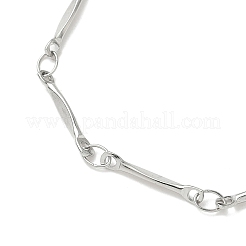 Изготовление браслетов из витых цепочек из нержавеющей стали 304&nbsp;AJEW-JB01352