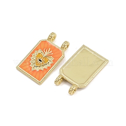 Латунь эмаль подвески KK-B157-28B-G