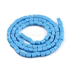 Непрозрачные спрей окрашены стеклянной бусины пряди GLAA-N047-08-A02