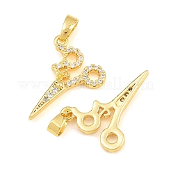 Pendentifs en laiton zircon cubique transparent&nbsp;CU-CBA9AB3-19G
