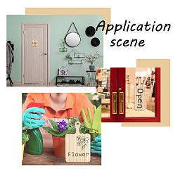 6 шт. 6 стильных деревянных больших подвесок WOOD-FH0002-11