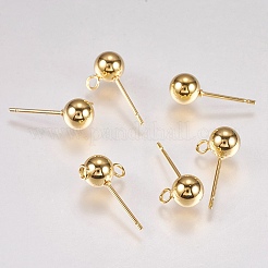 202 Ohrstecker-Beschläge aus Edelstahl&nbsp;LS-STAS-G173-12G-6mm
