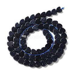 Синтетический синий авантюрин бисер нитей G-M403-A50-02A