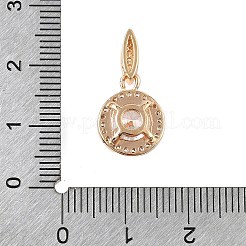 Латунные микро проложить кубического циркония подвески&nbsp;KK-E795-11KCG-02