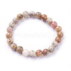 Perles d'agate naturel fou bracelets stretch&nbsp;BJEW-F380-01-B06