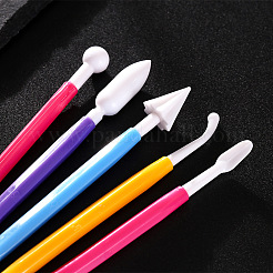 8шт пластиковые двойные головки для моделирования глины набор инструментов для лепки&nbsp;TOOL-A011-02D