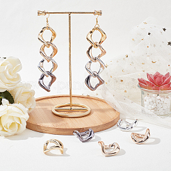 120 шт. 4 цвета ccb пластиковые соединительные кольца CCB-PH0001-12