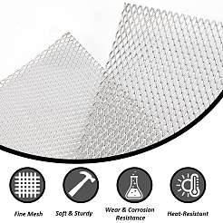 2шт 2 стиля универсальная сетка для автомобильной решетки AJEW-NB0005-80A