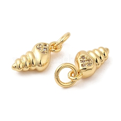 Покрытие стойки латунь микропаве прозрачные кубические циркониевые подвески KK-I706-06G